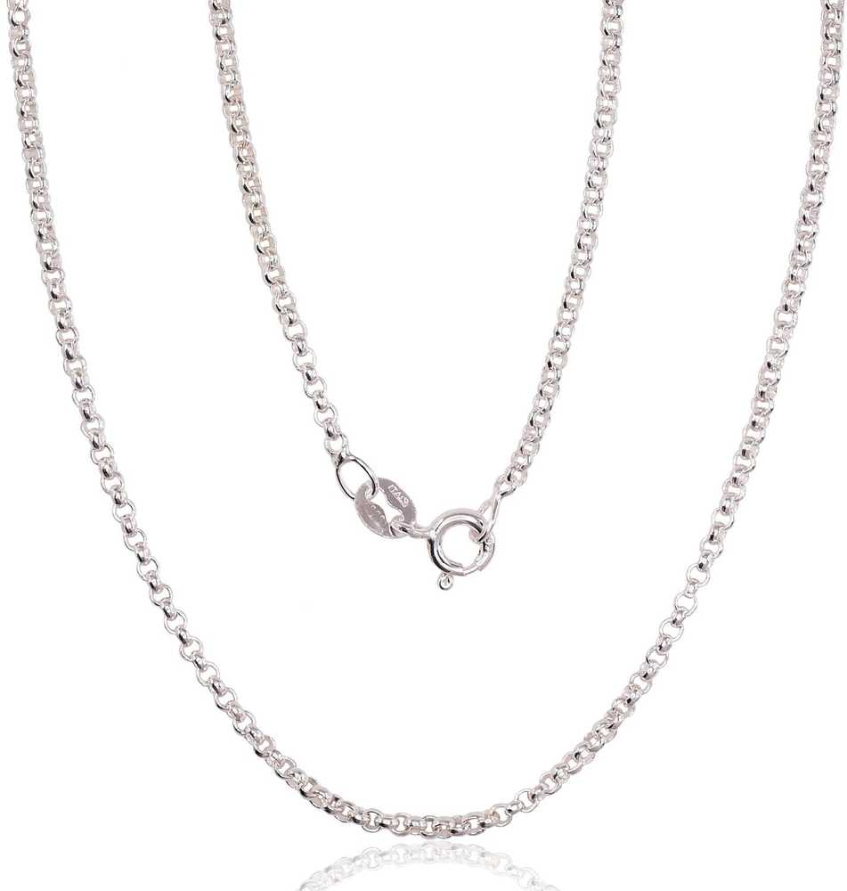 Sidabrinė grandinėlė Rollo 2 mm - 5.3 g. - 2 mm. - 50