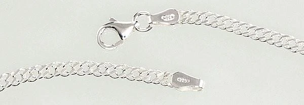 Sidabrinė grandinėlė Rombo 2,8 mm , briaunų apdirbimas deimantu - 8.8 g. - 2,8 mm. - 70