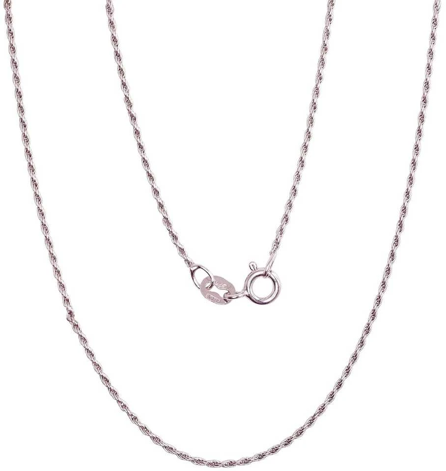 Sidabrinė grandinėlė Rope 1,1 mm - 2.4 g. - 45 - 1,1 mm.