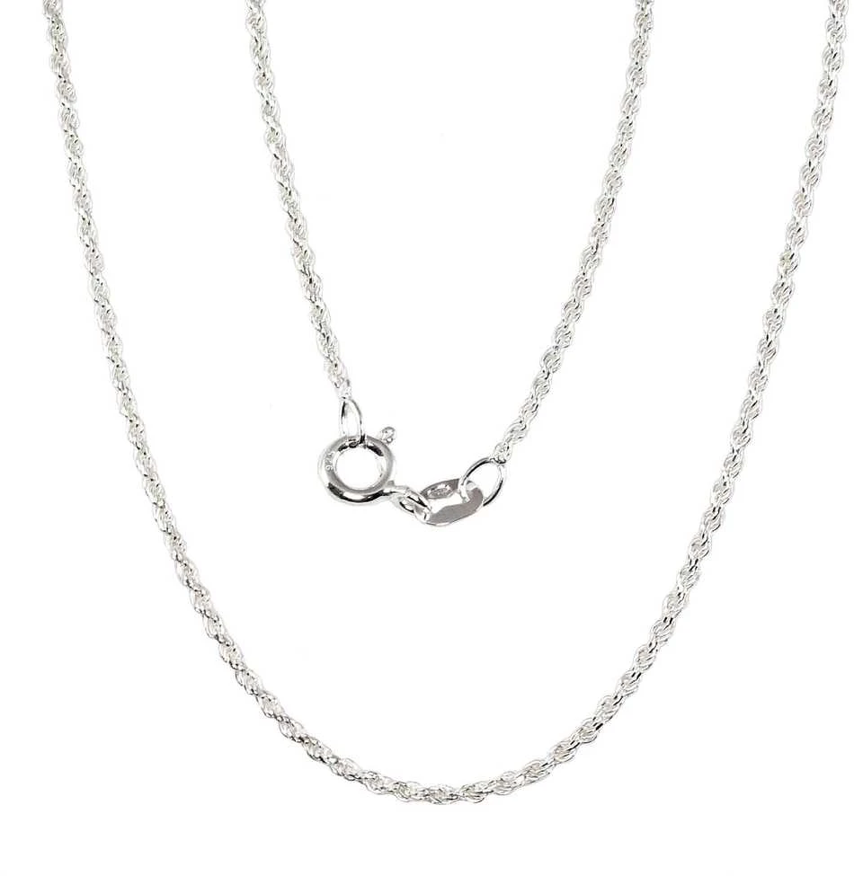 Sidabrinė grandinėlė Rope 1,3 mm - 3.6 g. - 50 - 1,3 mm.