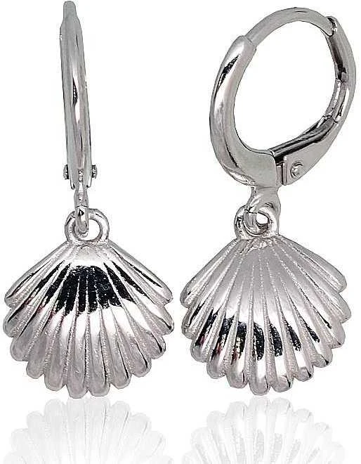 Sidabriniai auskarai anglišku užsegimu, Metalas: Sidabras, Praba: 925°, - 3.2 g. - 25 mm.