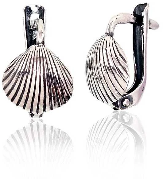 Sidabriniai auskarai anglišku užsegimu, Metalas: Sidabras, Praba: 925°, - 1.9 g. - 12 mm.