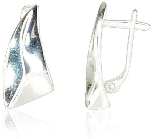 Sidabriniai auskarai anglišku užsegimu, Metalas: Sidabras, Praba: 925°, - 2.9 g. - 19 mm.