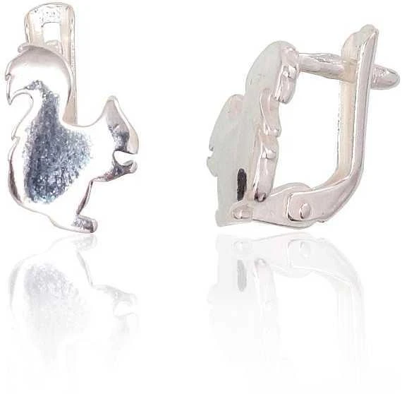 Sidabriniai auskarai anglišku užsegimu, Metalas: Sidabras, Praba: 925°, - 1.6 g. - 11 mm.
