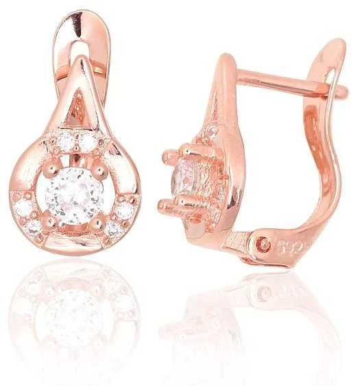 Sidabriniai auskarai ant cilindrinės spynos - 1.3 g. - 11 mm.