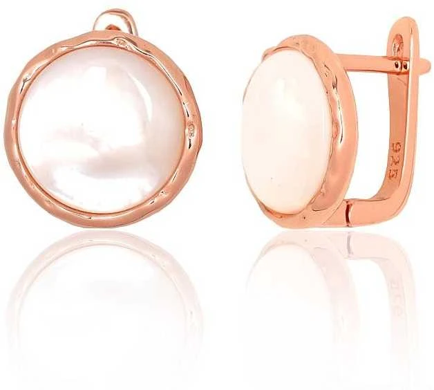 Sidabriniai auskarai ant cilindrinės spynos - 13 mm. - 4.6 g.