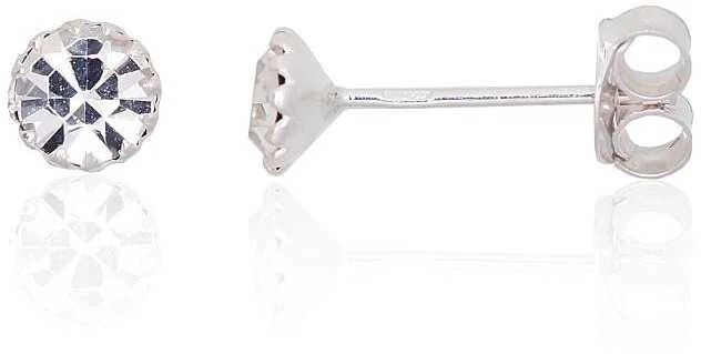 Sidabriniai auskarai –pusetai - 0.4 g. - 4 mm.
