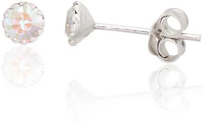 Sidabriniai auskarai –pusetai - 0.4 g. - 4 mm.