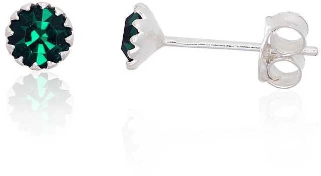 Sidabriniai auskarai –pusetai - 0.4 g. - 4 mm.