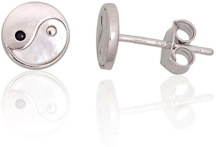 Sidabriniai auskarai –pusetai - 0.9 g. - 7.5 mm.