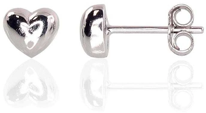 Sidabriniai auskarai –pusetai - 1.1 g. - 6 mm.