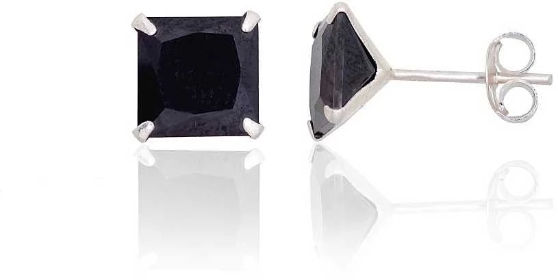 Sidabriniai auskarai –pusetai - 1.4 g. - 7 mm.