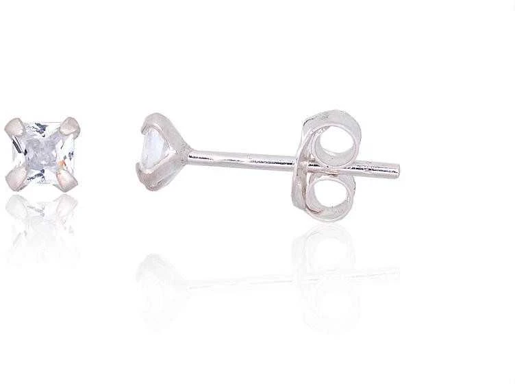Sidabriniai auskarai –pusetai - 3 mm. - 0.4 g.