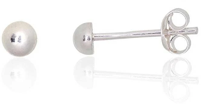 Sidabriniai auskarai –pusetai - 3 mm. - 0.4 g.