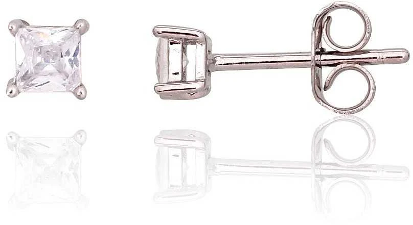 Sidabriniai auskarai –pusetai - 4 mm. - 0.7 g.