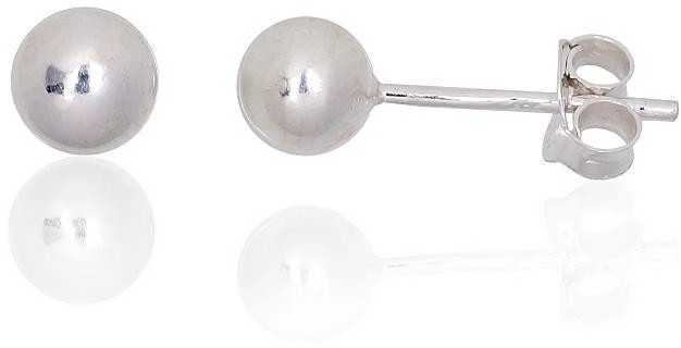 Sidabriniai auskarai –pusetai - 5 mm. - 0.7 g.