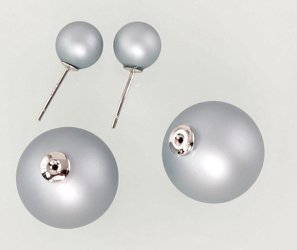 Sidabriniai auskarai Vinukai, Praba: 925°, Metalas: Sidabras - 5.3 g. - 25 mm.
