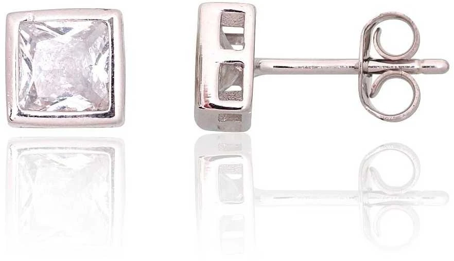 Sidabriniai auskarai –pusetai - 6 mm. - 1.7 g.