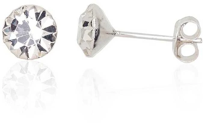 Sidabriniai auskarai –pusetai - 6 mm. - 0.7 g.