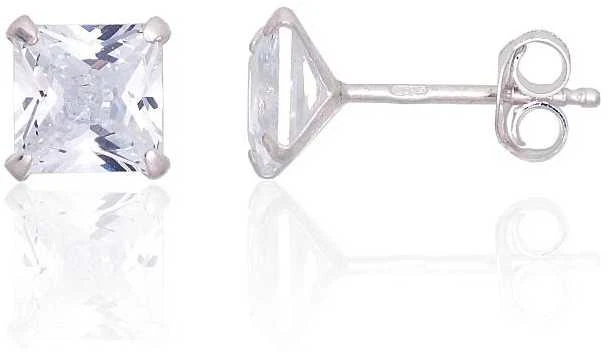 Sidabriniai auskarai Vinukai, Praba: 925°, - 1.1 g. - 6 mm.