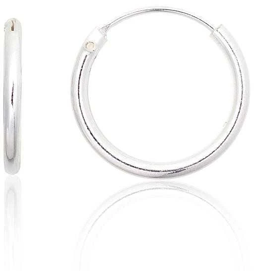 Sidabriniai auskarai –žiedai - 12 mm. - 0.4 g.