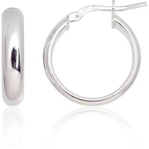 Sidabriniai auskarai –žiedai - 20 mm. - 2.8 g.