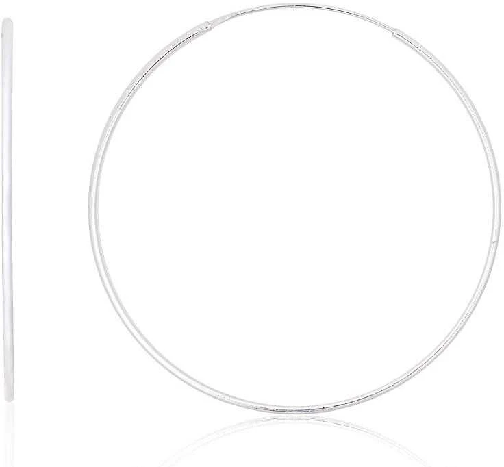 Sidabriniai auskarai –žiedai - 2.1 g. - 50 mm.