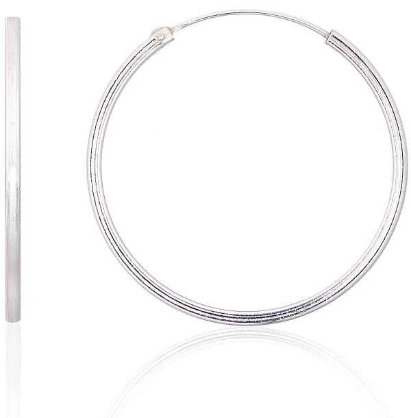 Sidabriniai auskarai –žiedai - 2.2 g. - 30 mm.