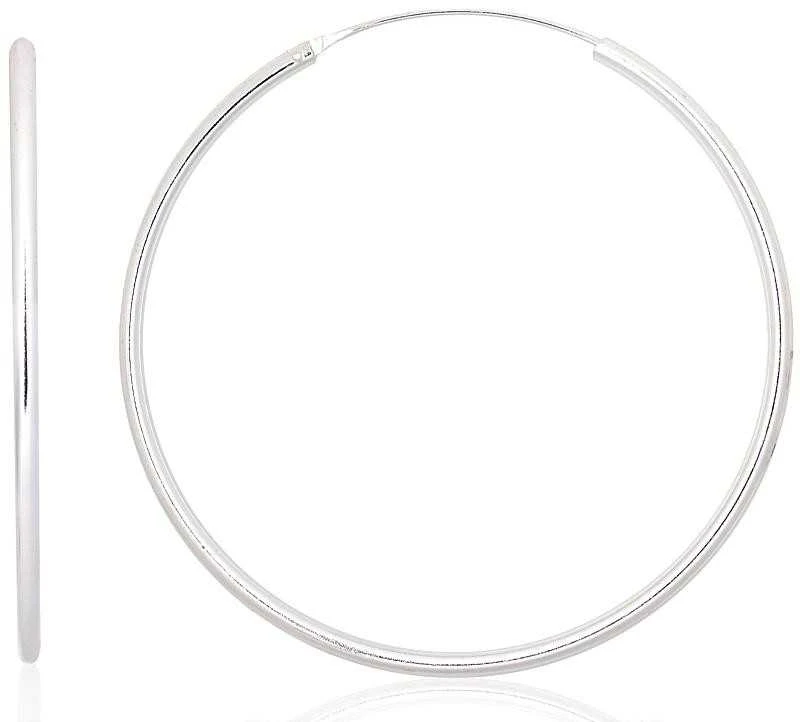 Sidabriniai auskarai –žiedai - 60 mm. - 5.4 g.