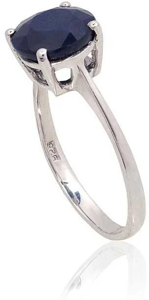 Sidabrinis žiedas - 16 - 1.8 g. - Safyras (2,4Ct)