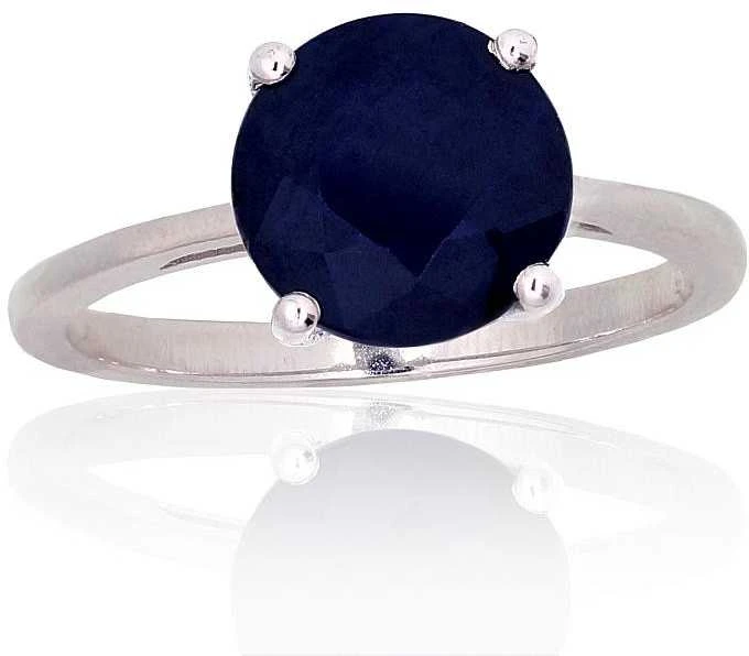 Sidabrinis žiedas - 16 - 1.8 g. - Safyras (2,4Ct)