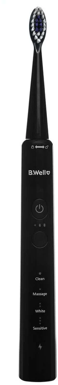 Dantų šepetėlis Bwell Swiss Ag B.WELL MED-870, juodas