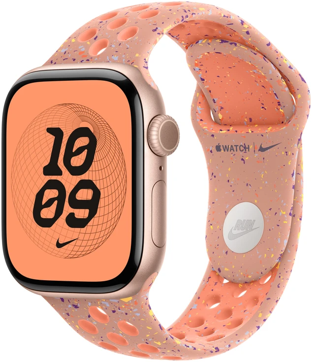Apple Watch 42mm Alpenglow Pink Nike Sport Band - M/L - MGAU4ZM/A