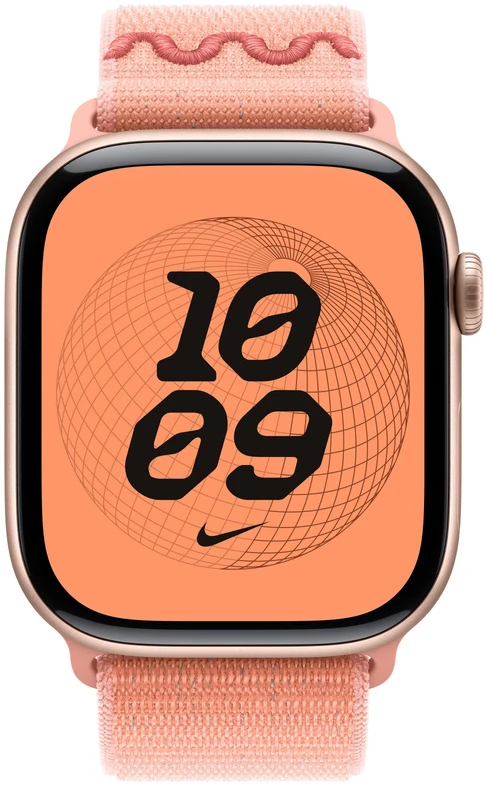 Apple Watch 46mm Alpenglow Pink Nike Sport Loop - MGD54ZM/A