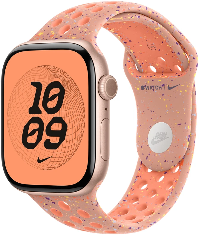 Apple Watch 46mm Alpenglow Pink Nike Sport Band - S/M - MGC64ZM/A