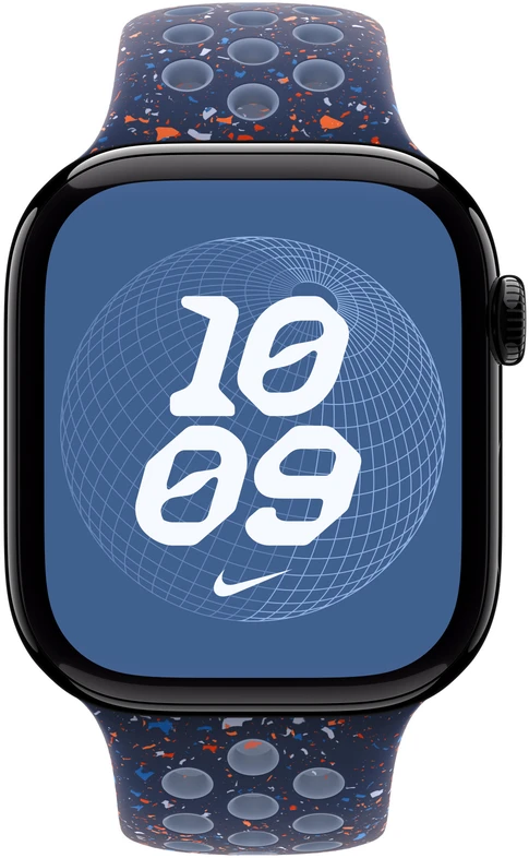 Apple Watch 46mm Blue Ribbon Nike Sport Band - S/M - MGC94ZM/A