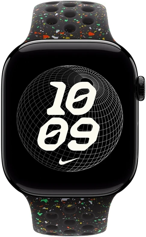 Apple Watch 46mm Midnight Black Nike Sport Band - M/L - MGC34ZM/A