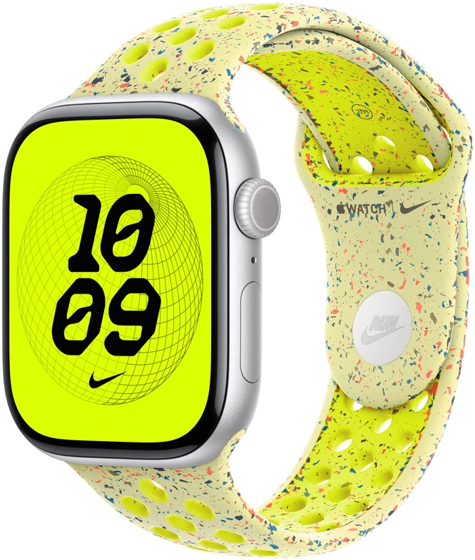 Apple Watch 46mm Volt Splash Nike Sport Band - M/L - MGC14ZM/A