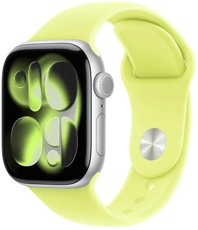 Apple Watch 46mm Neon Yellow Sport Band - M/L - MFGW4ZM/A