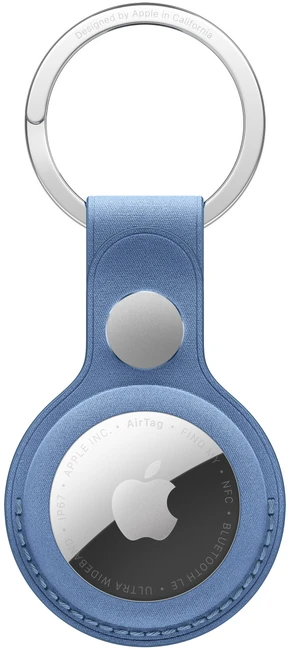 Apple AirTag FineWoven Key Ring – Wildflower Blue - MKG14ZM/A