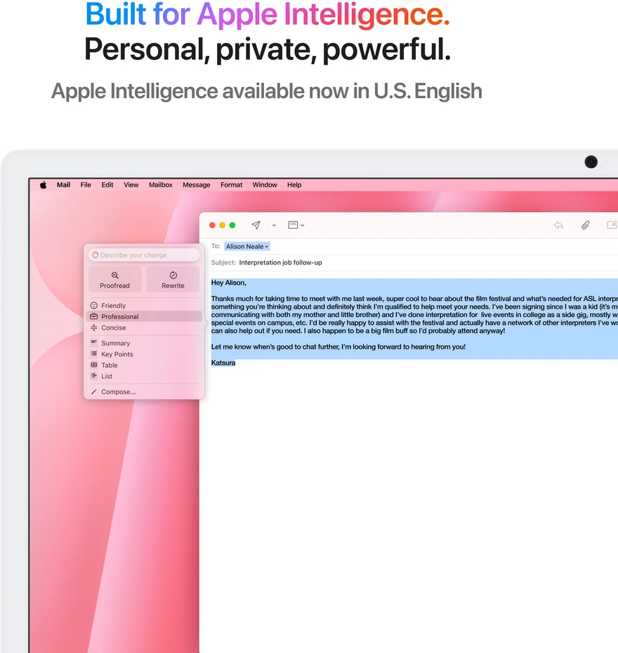 Apple iMac 24” 4.5K Retina M4 10‑core CPU 10‑core GPU/16GB/512GB/Pink/RUS - MWV53RU/A