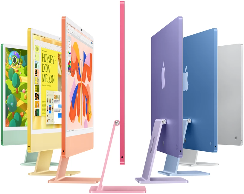 Apple iMac 24” 4.5K Retina M4 10‑core CPU 10‑core GPU/16GB/256GB/Silver/RUS - MWUU3RU/A