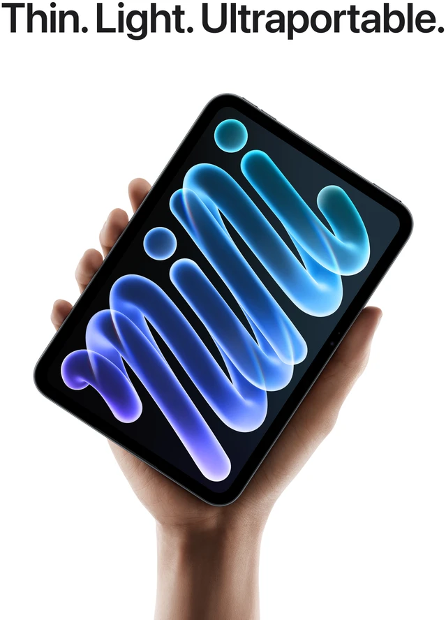 Apple iPad mini (A20 Pro) Wi‑Fi 256GB with standard glass - Midnight - MJ6Q4HC/A