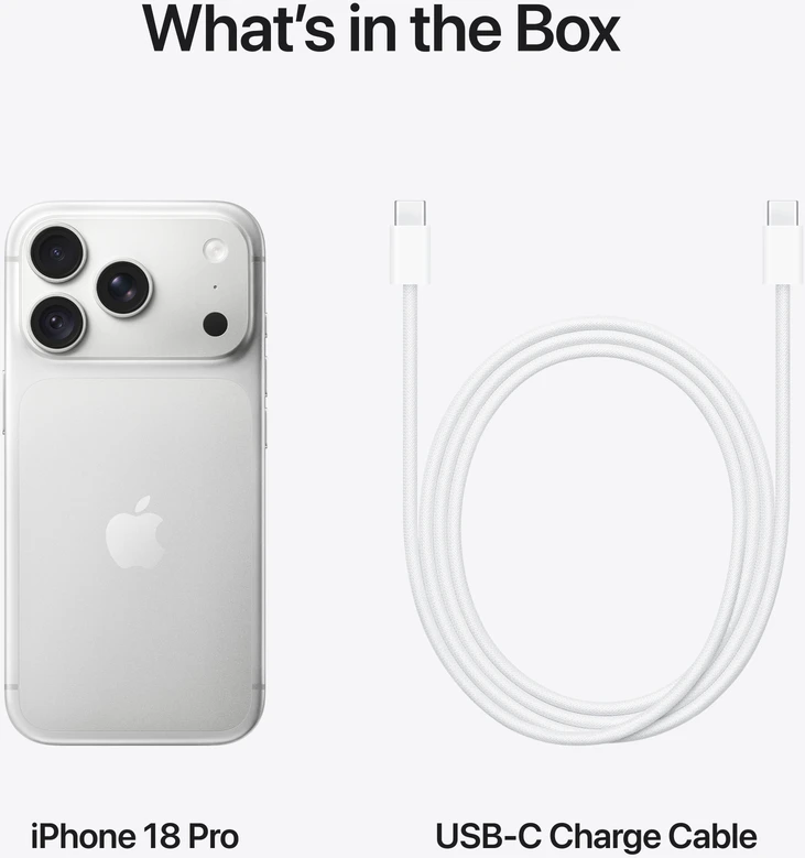 Apple iPhone 18 Pro 256GB Silver - MJRQ4HX/A