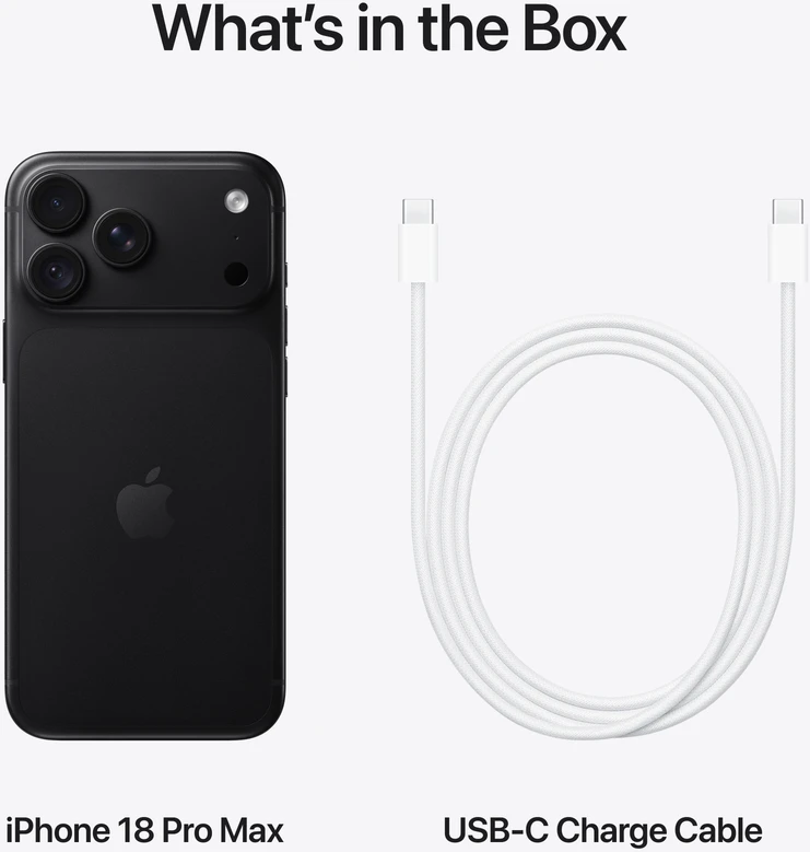 Apple iPhone 18 Pro Max 2TB Black - MJY24HX/A