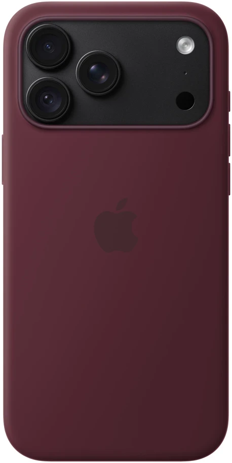 Apple iPhone 18 Pro Max Silicone Case with MagSafe - Burgundy - MK914ZM/A