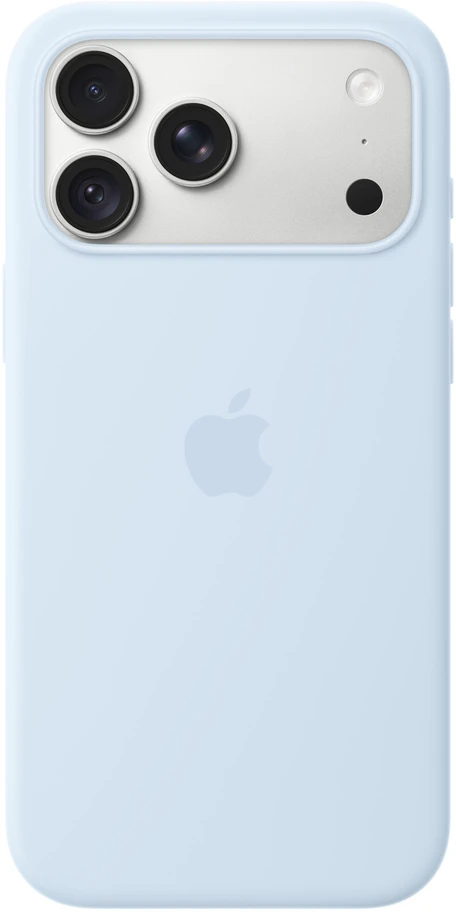 Apple iPhone 18 Pro Max Silicone Case with MagSafe - Crisp Blue - MK934ZM/A