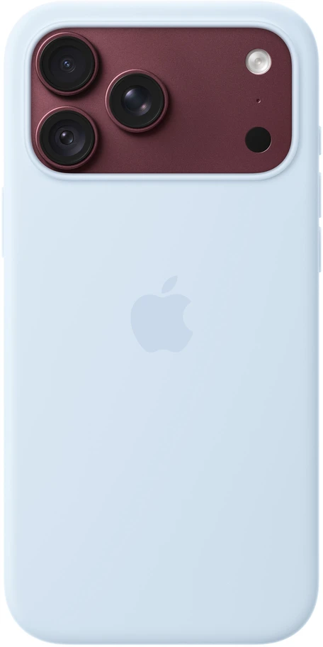 Apple iPhone 18 Pro Max Silicone Case with MagSafe - Crisp Blue - MK934ZM/A