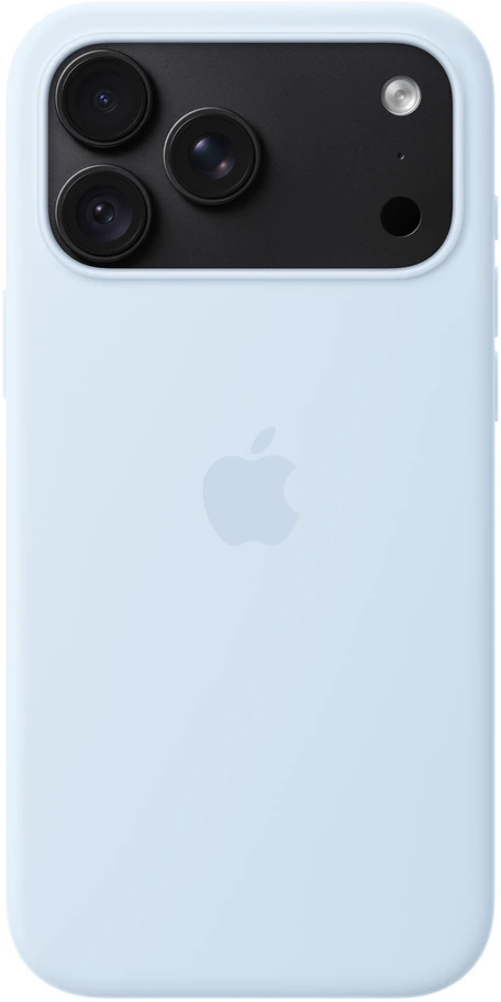 Apple iPhone 18 Pro Max Silicone Case with MagSafe - Crisp Blue - MK934ZM/A