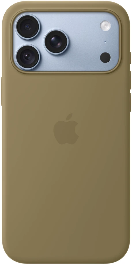 Apple iPhone 18 Pro Max Silicone Case with MagSafe - Olive - MK924ZM/A